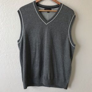 Banana Republic Cotton Silk V Neck Sweater Vest